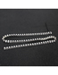 Fashion Silver Pearl-studded Tassel Hairpin