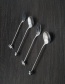 Fashion Silver Fork Stainless Steel Teapot Fruit Fork Tableware