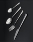 Fashion Silver Spoon Stainless Steel Western Food Cutlery
