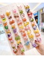Fashion 10 Colored Flowers In Bags Candy Animal Fruit Flower Contrast Color Hair Rope