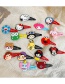 Fashion Little Frog Flower Animal Hit Color Alloy Rubber Children Hairpin