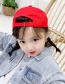 Fashion Black 2 Years Old To 12 Years Old Adjustable Duck Tongue Baseball Cap With Embroidered Shade (48cm-59cm)