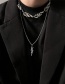 Fashion Silver Flame Alloy Hollow Necklace