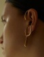 Fashion Silver Single Right Geometric Alloy Hollow Ear Bone Clip