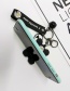 Fashion Bear Stand + Black Earphone Sleeve Small Daisy Printed Animal Wireless Headphone Silicone Case (1st Generation)