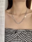 Fashion Silver Stainless Steel Smile Chain Necklace