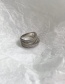 Fashion Inner Diameter Is About 1.7cm (no. 7) Diamond Hollow Alloy Ring