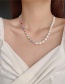 Fashion Color Mixing Irregular Freshwater Pearl And Colorful Bead Necklace