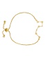 Fashion Golden Copper Inlaid Zircon Constellation Polaris Bracelet
