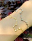 Fashion Silver Copper Inlaid Zircon Constellation Polaris Bracelet