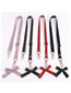 Fashion Red Bar Bowknot Can Be Slinged Into One Integrated Backpack Type Wide Lanyard Strap