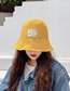 Fashion Yellow Knitted Milk Silk Cloth Sunshade Fisherman Hat