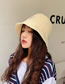 Fashion Grey Card Knitted Milk Silk Cloth Sunshade Fisherman Hat