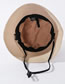 Fashion Black Pure Color Fisherman Hat