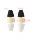 Fashion Black Gold White Geometric Alloy Multicolor Stitching Earrings