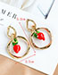 Fashion Golden Alloy Circle Geometry Earrings