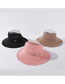 Fashion Black Milk Silk Big Eaves Cover Face Sunscreen Top Hat