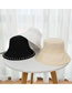 Fashion Black Pearl Lace Flower Wide-brimmed Fisherman Hat