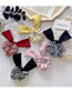 Fashion Red Checked Bowknot Bow Hair Rope