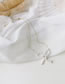 Fashion White Pearl Bowknot Hand Woven Necklace