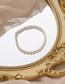Fashion Ring Models Irregular Pearl Bracelet Single Ring
