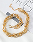 Fashion Golden Alloy Resin Pearl Chain Double-layer Necklace
