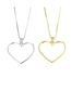Fashion Gold-plated Copper Plating With Diamond Love Hollow Alloy Necklace