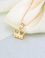 Fashion Golden Glossy Crown Gold Plated Stud Earrings Necklace Set