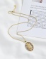 Fashion Golden Our Lady Of Zircon Necklace