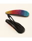 Fashion Color Mixing Diamond-shaped Crystal Contrast Color Geometric Hairpin Set