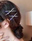 Fashion Cross Shape Diamond-shaped Alloy Geometric Hollow Alloy Hairpin