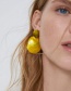 Fashion Red Geometric Round Shell Earrings