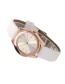 Fashion White Iris Dial Diamond Ladies Quartz Watch