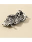 Fashion Owl Handmade Oil Drop Animal Diamond Pearl Cutout Pin