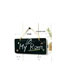 Fashion Black Wooden Hanging Mini Small Blackboard Message Writing Board To Send Hemp Rope 0.04