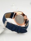 Fashion Khaki Ultra-thin Frosted Belt Quartz Watch