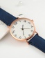 Fashion Red Ultra-thin Frosted Belt Quartz Watch