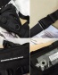 Fashion Black Oxford Shoulder Bag With Wide Shoulder Strap