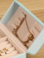 Fashion Pink Bowknot Leather Jewelry Box