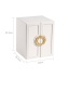Fashion Beige Multi-layer Large-capacity Double-open Leather Jewelry Storage Box