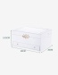 Fashion White Pu Leather Large Capacity Flip Drawer Multilayer Jewelry Box