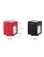 Fashion Red Large Capacity Five-layer Rotating Leather Window Jewelry Box