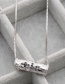 Fashion Elbow Cross White Gold Micro-set Zircon Fishbone Cross Elbow Necklace