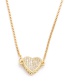 Fashion Oval Gold Bronze Micro-embellished Zircon Embossed Geometric Necklace