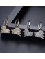 Fashion Platinum Copper Inlaid Zircon Flying Pig Earrings