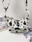 Fashion White Without Pendant Polka Dot Cow Print Crossbody Shoulder Bag