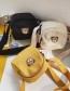 Fashion Yellow Bear Embroidered Canvas Shoulder Bag