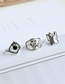 Fashion Silver Alloy Butterfly Elephant Ring Set