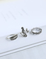 Fashion Silver Alloy Butterfly Elephant Ring Set