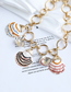 Fashion Golden Alloy Chain Shell Conch Necklace